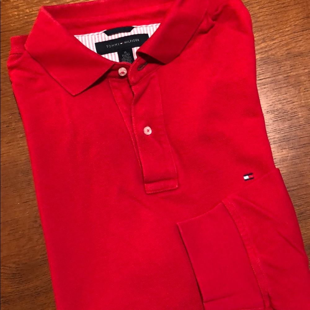 Tommy Hilfiger Men’s LS Polo Shirt XL